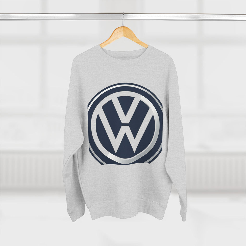 VW Vintage Graphic Unisex Crewneck Sweatshirt, Retro Car Apparel, Classic Volkswagen Gift, Auto Lover Clothing, Cool Streetwear