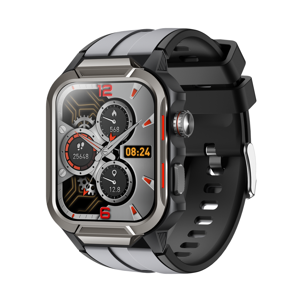 Smart Watch for Men 3ATM Waterproof Smartwatch 1.96 inch screen for Android and iOS Phones Fitness Tracker Watch with 100+ Sports Modes