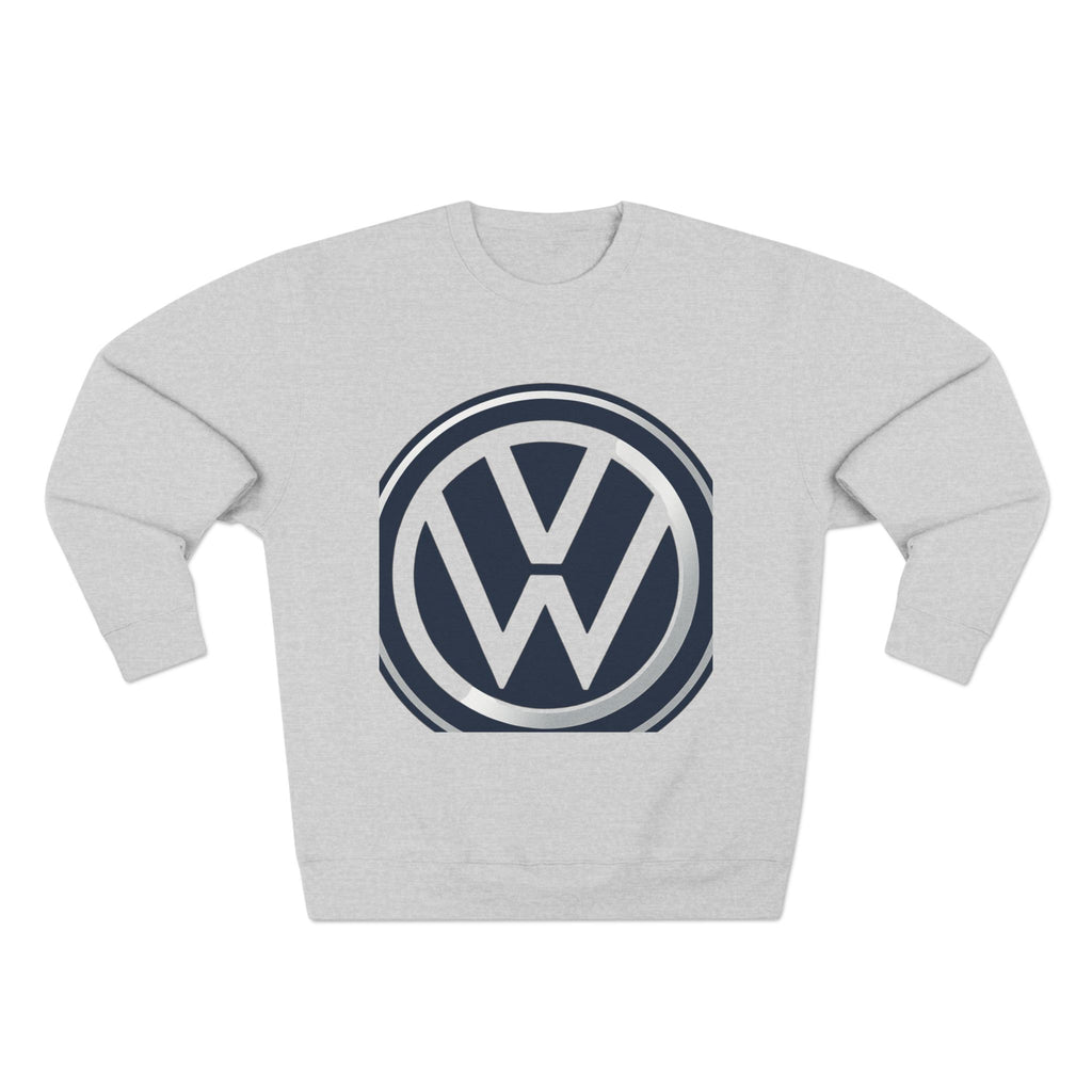 VW Vintage Graphic Unisex Crewneck Sweatshirt, Retro Car Apparel, Classic Volkswagen Gift, Auto Lover Clothing, Cool Streetwear