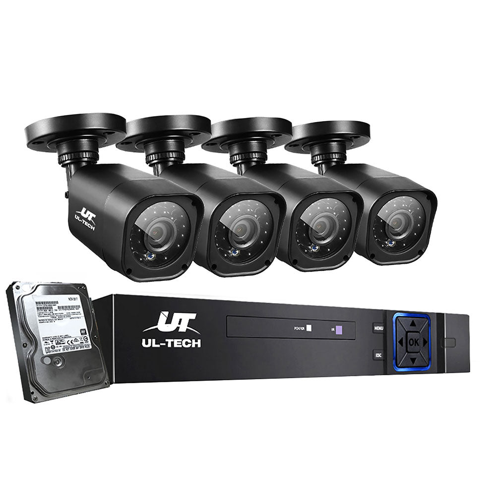 NNEDSZ -CCTV Camera Home Security System 8CH DVR 1080P Cameras Outdoor Day Night